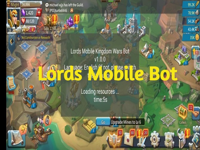 Lords Mobile Bot（Lords bot）to Auto Farm Lords Mobible is Out Now!
