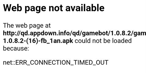 What to do if you can't download Game Bots?