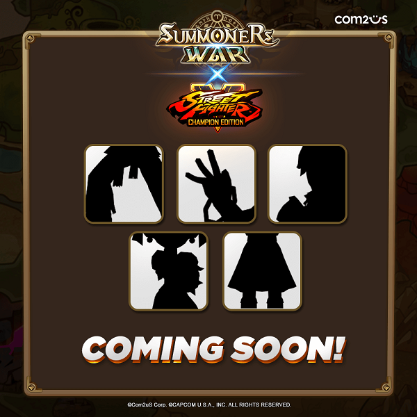 5 Characters from Streat Fighter V appear on Summoners War.png