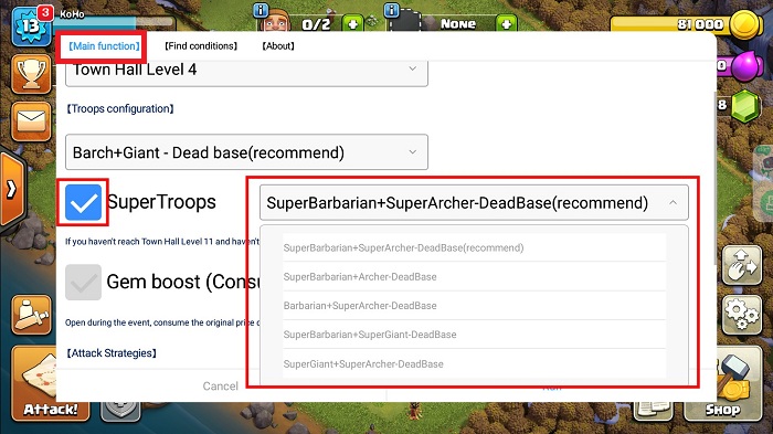 Configure Super Troops on COC Bot.jpg