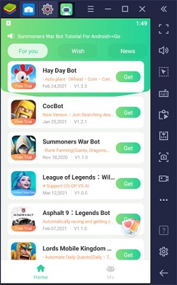 bluestacks for clash of clans bot